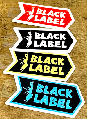 Sticker: Black Label Ant Logo (Random Color) 2" x 4"