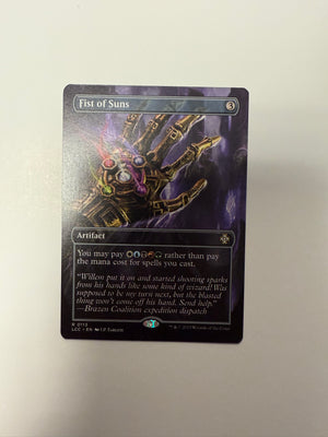 MTG Fist of Suns (lightly Played)