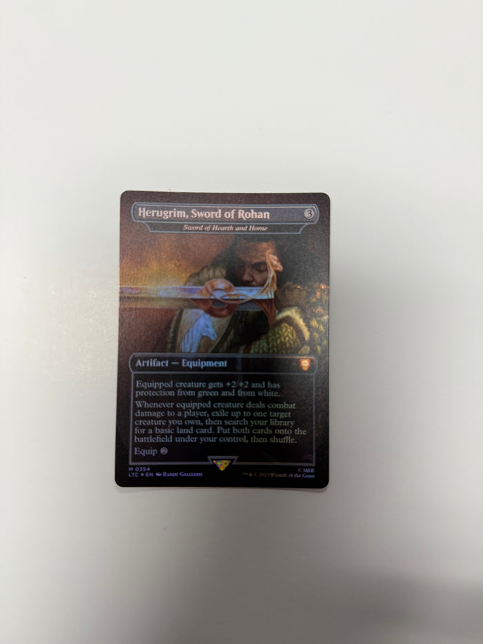 MTG Herugrim, Sword of Rohan (Sword of Hearth and Home)(lightly Played)