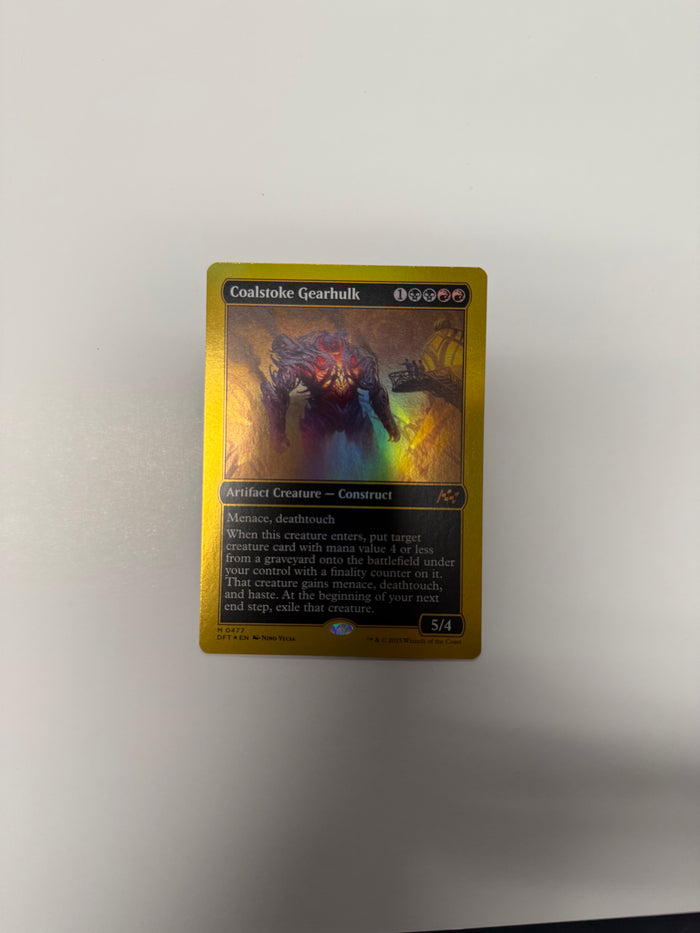 MTG Coalstoke Gearhulk (First-Place Foil) (lightly Played)