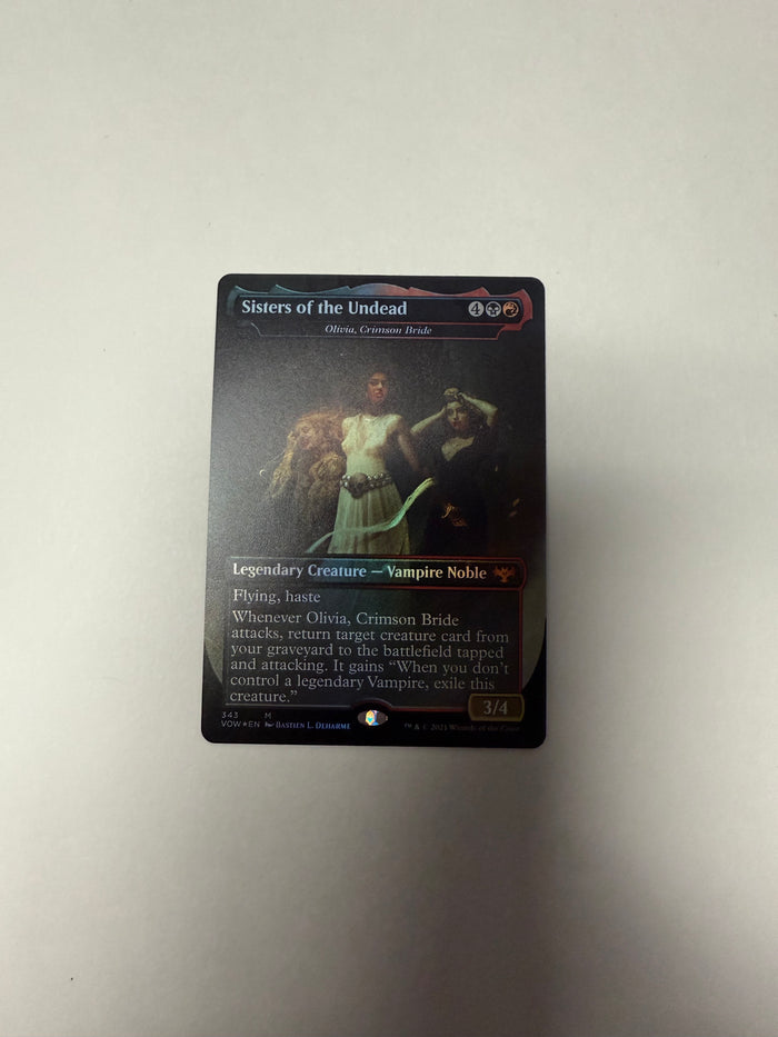 MTG Sisters of the Undead (Olivia Crimson Bride) (lightly Played)
