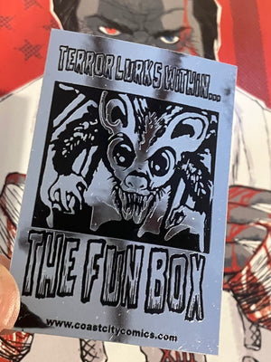 Sticker: The Fun Box ***Foil Sticker (2" x 3")