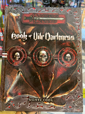 Dungeons & Dragons (D&D) Book Of Vile Darkness by Monte Cook HC (Hardcover 2002/18+)