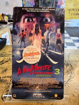 Nightmare on Elm Street 3 (VHS/MEDIA/Opened/Has MTV Sticker)