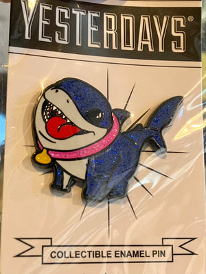 Enamel Pin: Jeff the Land Shark (Glitter Edition)(Yesterdays Pins)