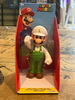 Super Mario: Fire Power Luigi 2.5 inch Figure (Jakks Pacific)