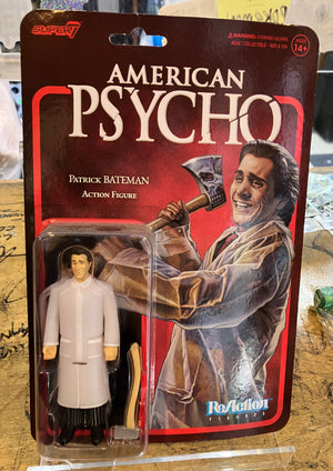 Super7 American Psycho PATRICK BATEMAN 3.75" ReAction Figure