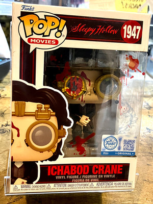 Funko Pop! Movies Sleepy Hollow Ichabod Crane #1947 Vinyl Figure Bloody Horror Special Edition