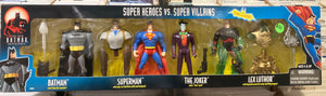 New Batman Adventures Animated Series: Super Heroes Vs. Super Villains Action Figure Set MIB