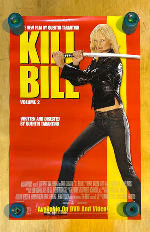 Kill Bill Volume 2 Video Store Poster (Red)