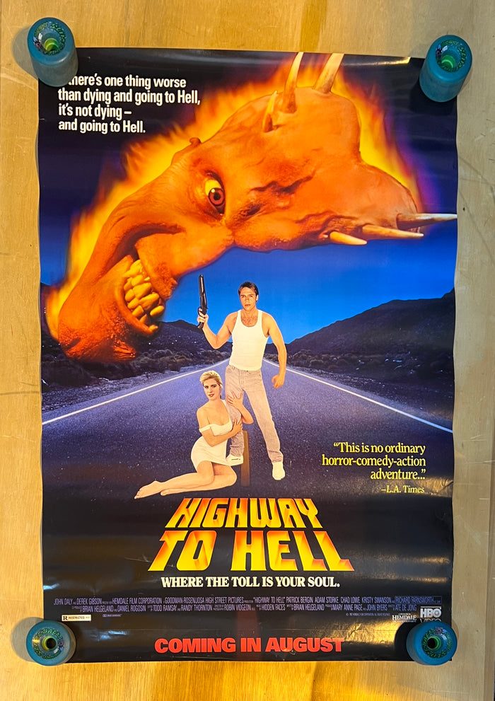 Highway To Hell : Video Store Poster (Mild wear)