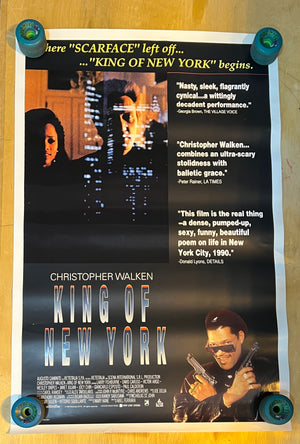 King of New York Video Store Poster (Rolled)