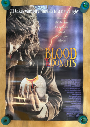 Blood and Donuts : Video Store Poster (Prominent Rip)