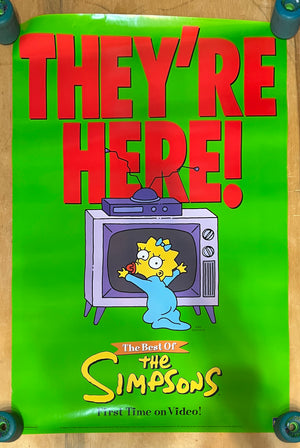 They're Here! : Best of Simpsons Video Store Poster!