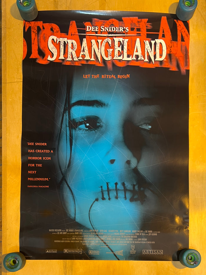 Dee Snyder's Strangeland  : Video Store Poster