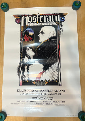 Nosferatu The Vampire : Warner Herzog 1979 Anchor Bay Video Poster