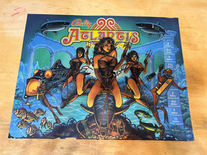 Atlantis : Pinball Translite