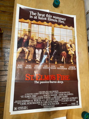 St. Elmo's Fire: One Sheet Folded Condition