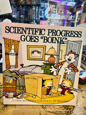 Calvin and Hobbes:  Scientific Progress Goes Bonk TP