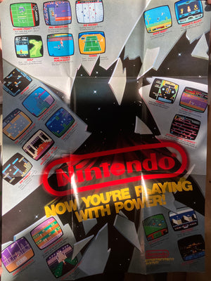 Poster: Nintendo "Now You're Playing With Power" 1988 (26.5" x 20")
