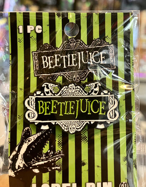 Enamel Pin: Beetlejuice Logo