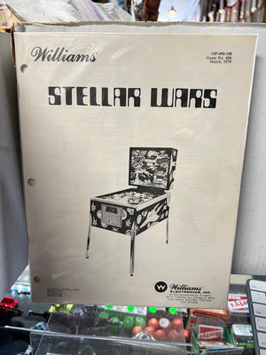 Williams Electronics Stellar Wars Pinball Manual