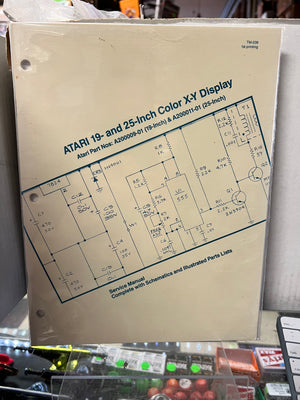 Atari 19- and 25-Inch Color X-Y Display Service Manual (1st Printing)