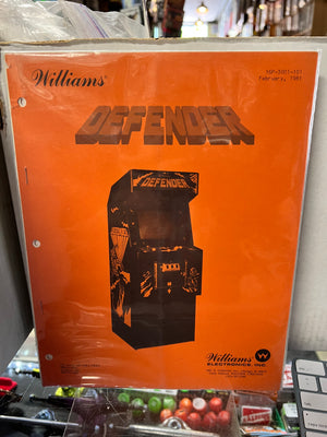 Williams Defender Arcade Manual