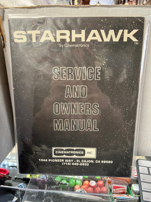 Starhawk Arcade Service and Owners Manual