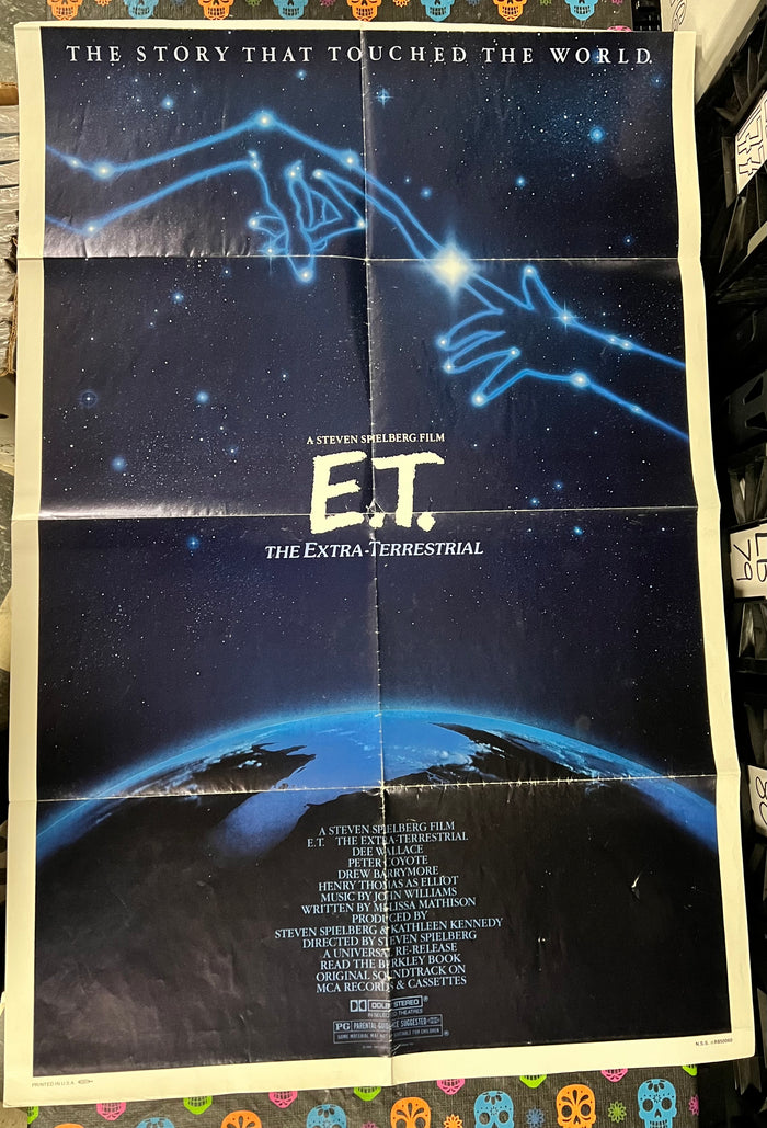 Poster: E.T. The Extra Terrestrial Original Vintage Movie Poster One-Sheet (Folded)