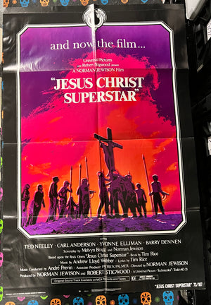 JESUS CHRIST SUPERSTAR Vintage Movie Poster One-Sheet (Folded)