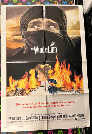Poster: THE WIND AND THE LION Vintage Movie Poster One-Sheet (Folded)