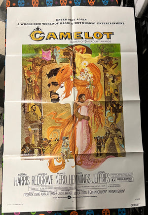 Poster: CAMELOT Vintage Movie Poster (One-Sheet) (Folded)