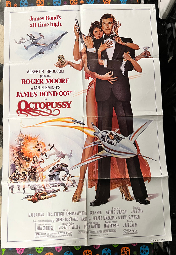 Poster: OCTOPUSSY Vintage Movie Poster One-Sheet (Folded)