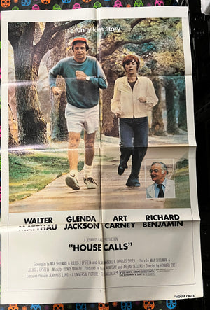 HOUSE CALLS Vintage Movie Poster One-Sheet (Folded)