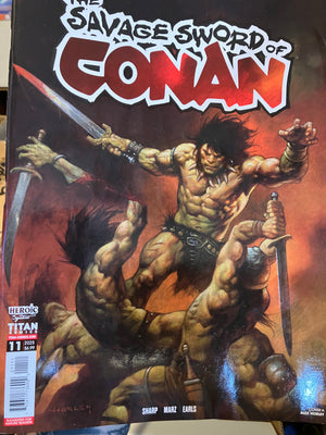 SAVAGE SWORD OF CONAN #11 CVR A ALEX HORLEY (MR)