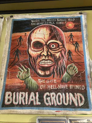 Papa Warsti Paintings: BURIAL GROUND