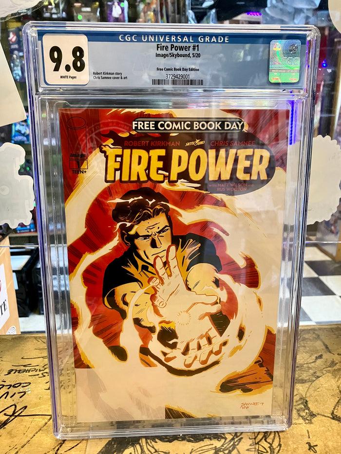 FIre Power #1 by Robert Kirkman & Chris Samnee FCBD CGC Graded 9.8