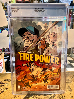 FIre Power #1 by Robert Kirkman & Chris Samnee FCBD CGC Graded 9.8