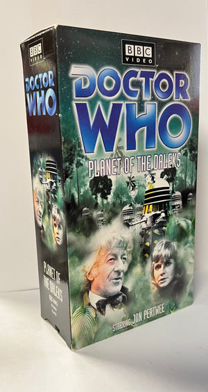 Doctor Who - Planet of the Daleks VHS (2000, 2-Tape Set)