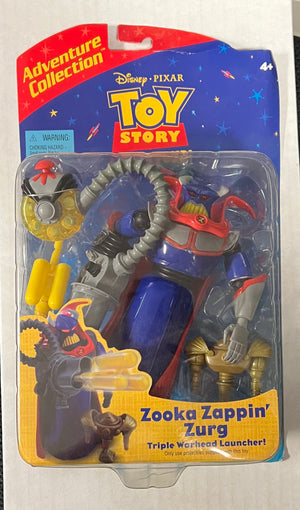 Toy Story and Beyond (2001 Mattel) Zooka Zappin' Zurg Figure