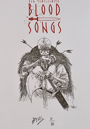 Blood Songs by Ben Templesmith (Kickstarter/Signed/Remarked) HC