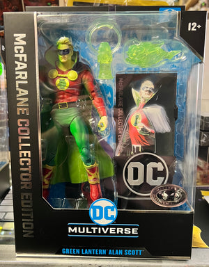 DC McFarlane Collector Edition Wave 1 Green Lantern Alan Scott Day of Vengeance Action Figure CHASE VARIANT