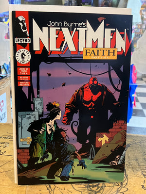 John Byrne's Next Men #21 VF (1st Comic Hellboy)