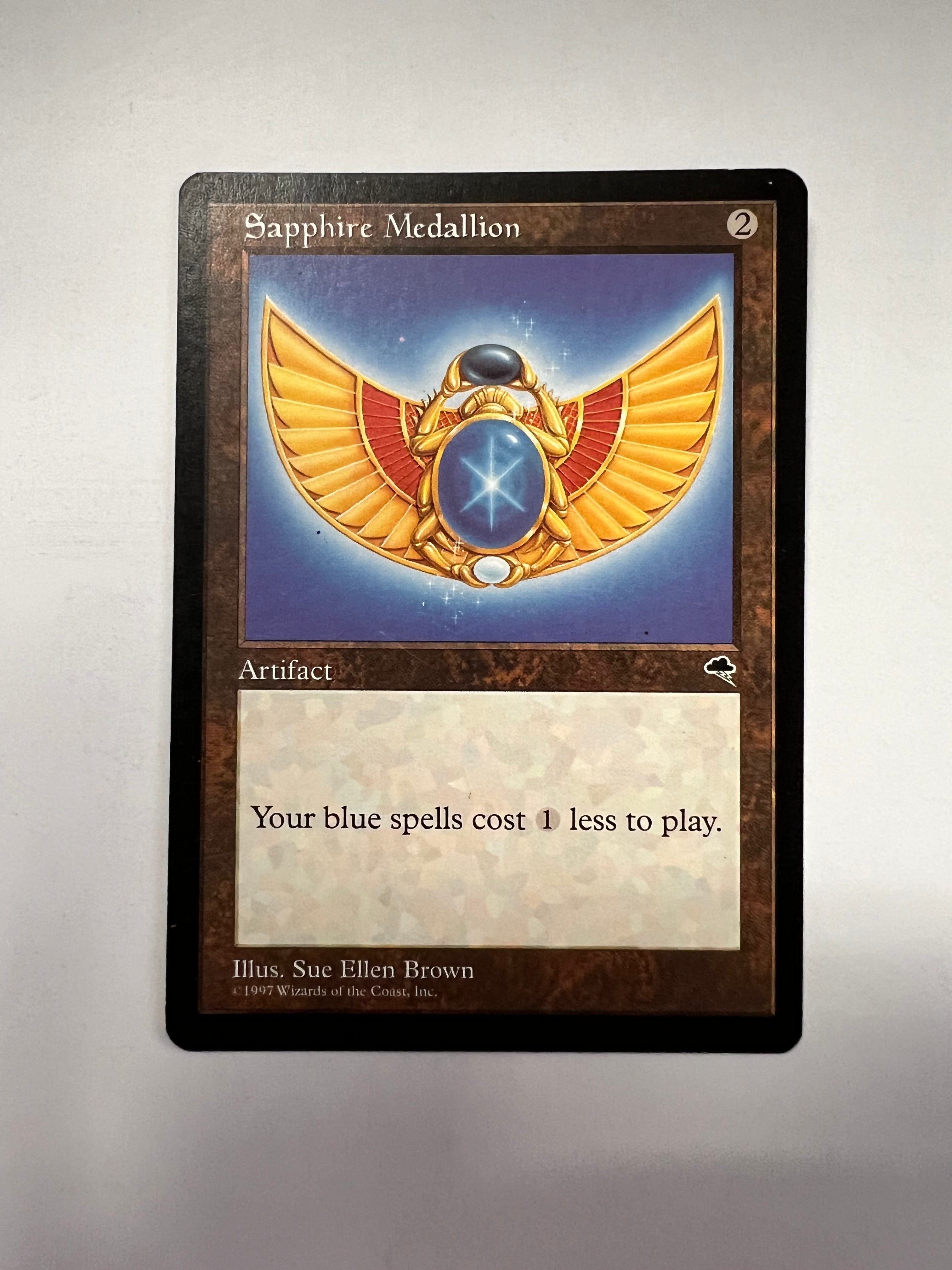 MTG Sapphire Medallion (Heavily Played) – Fun Box Monster Emporium
