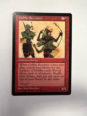 MTG Goblin Recruiter (Heavily Played)