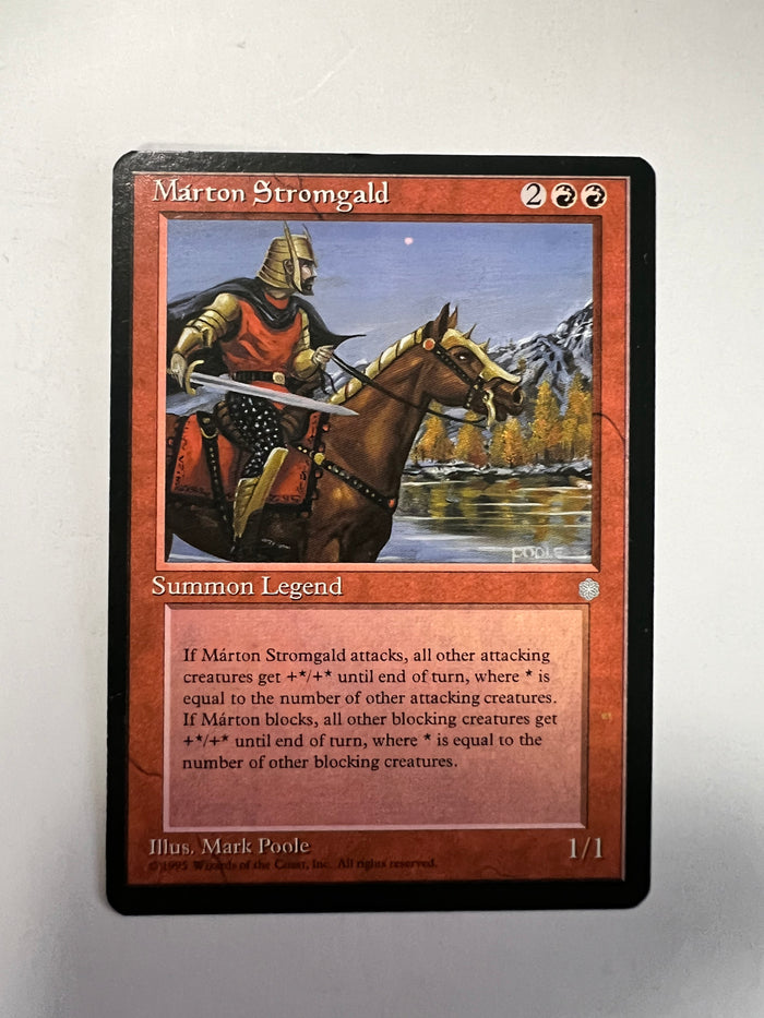 MTG Marton Stromgald (Heavily Played)