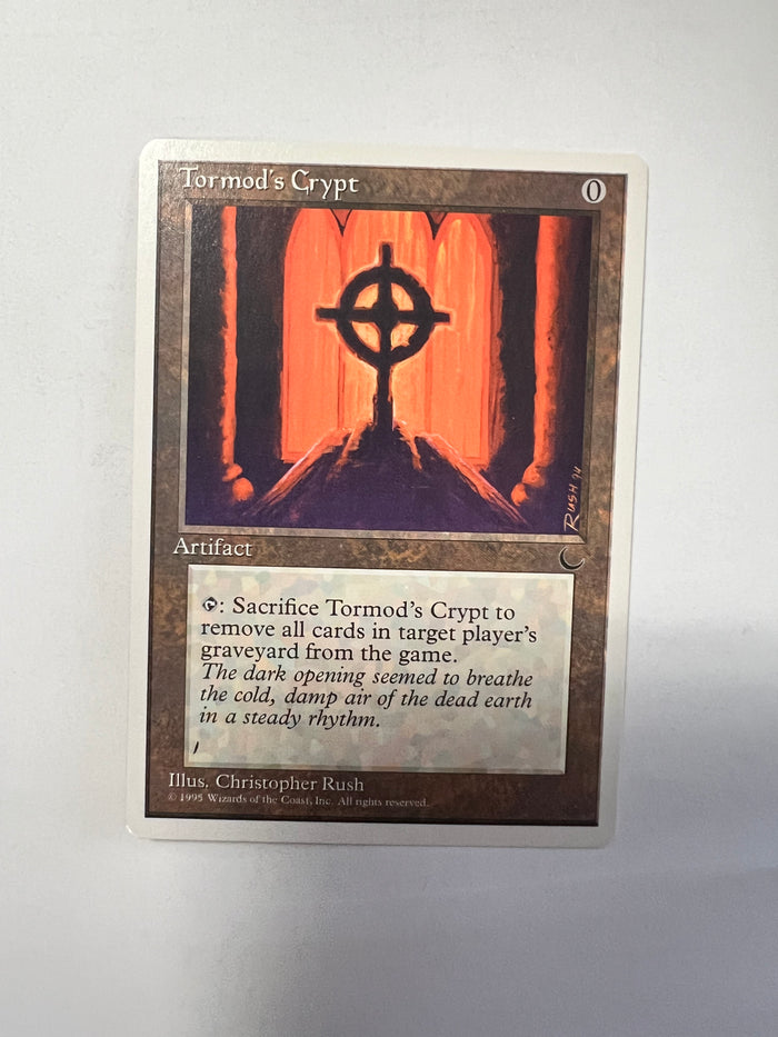 MTG Tormod's Crypt (Heavily Played)