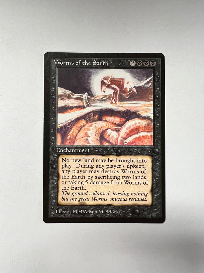 mtg worm cards MTG Worms of the Earth (Heavily Played) – Fun Box Monster Emporium