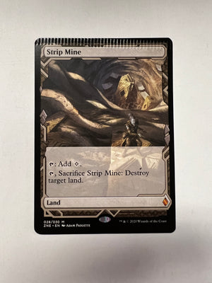 MTG Strip Mine (Factory Defect Damage)